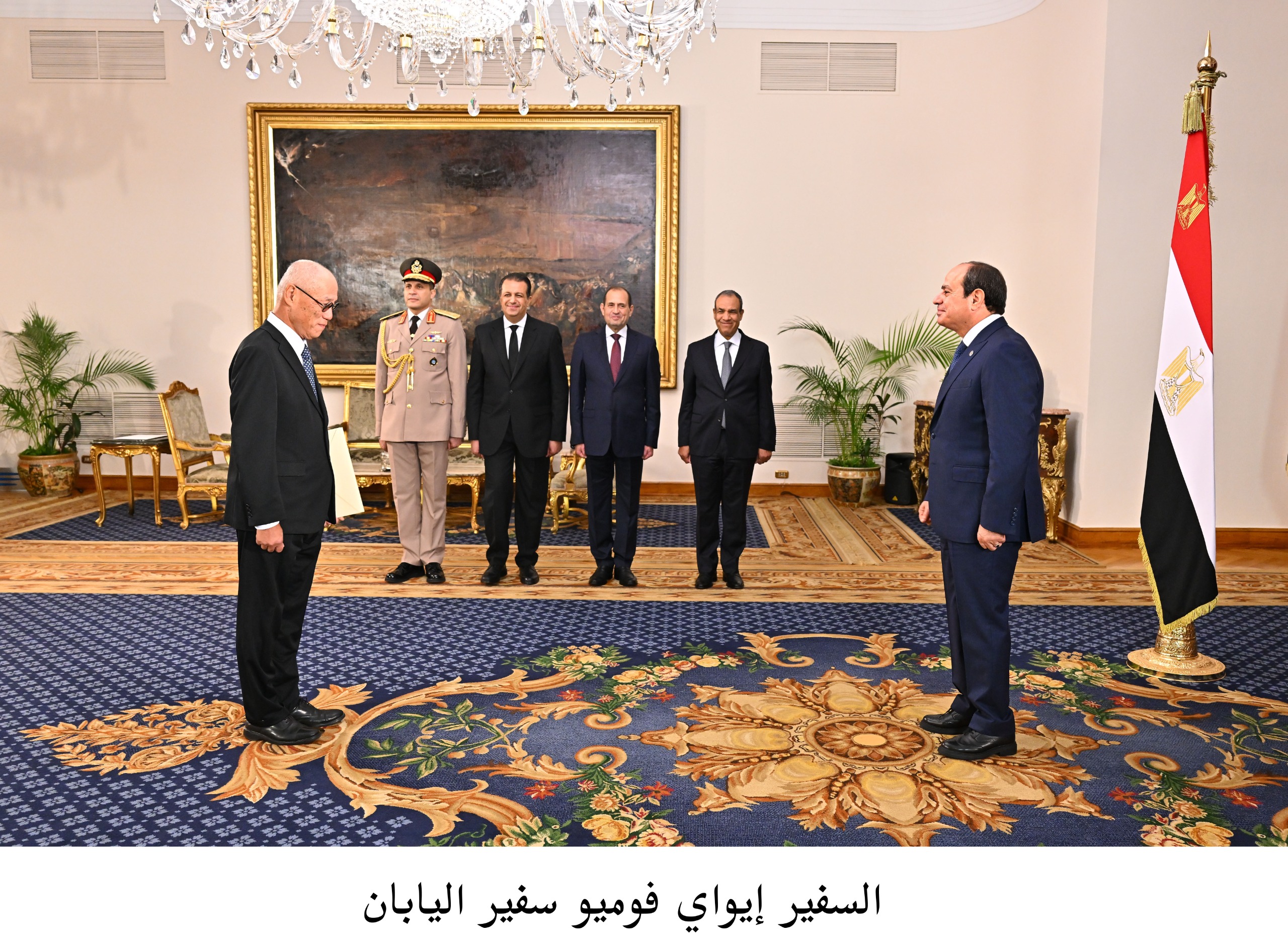 الرئيس السيسى يتسلم أوراق اعتماد 23 سفيرا  (14)