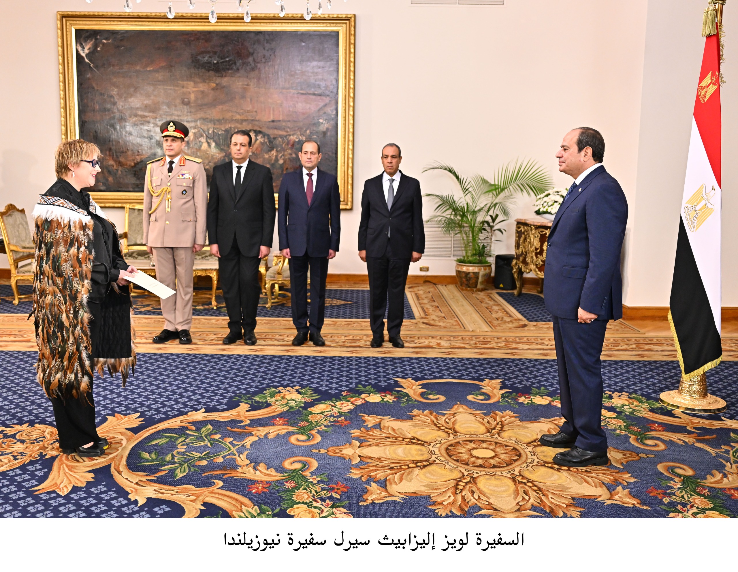 الرئيس السيسى يتسلم أوراق اعتماد 23 سفيرا  (2)