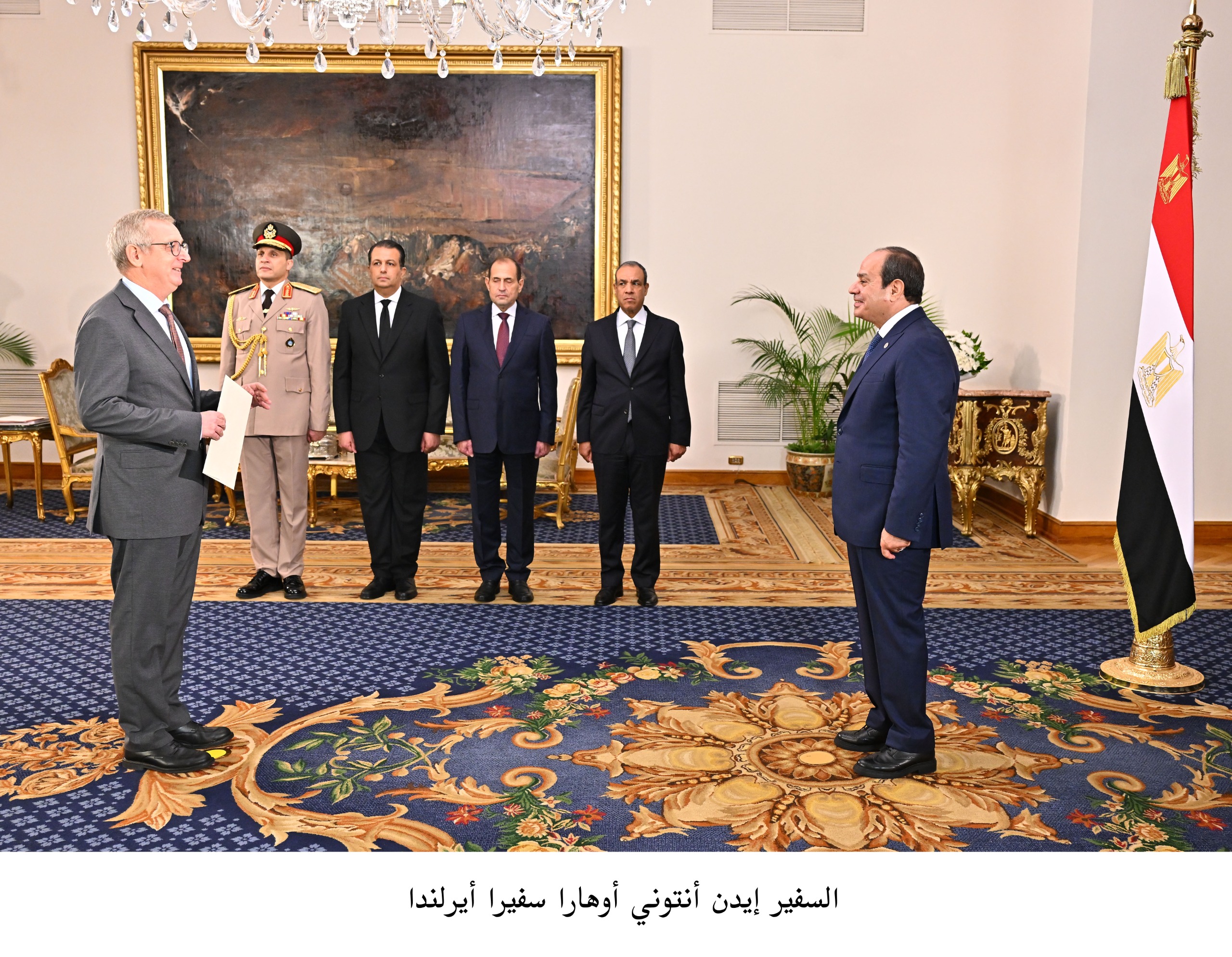 الرئيس السيسى يتسلم أوراق اعتماد 23 سفيرا  (22)