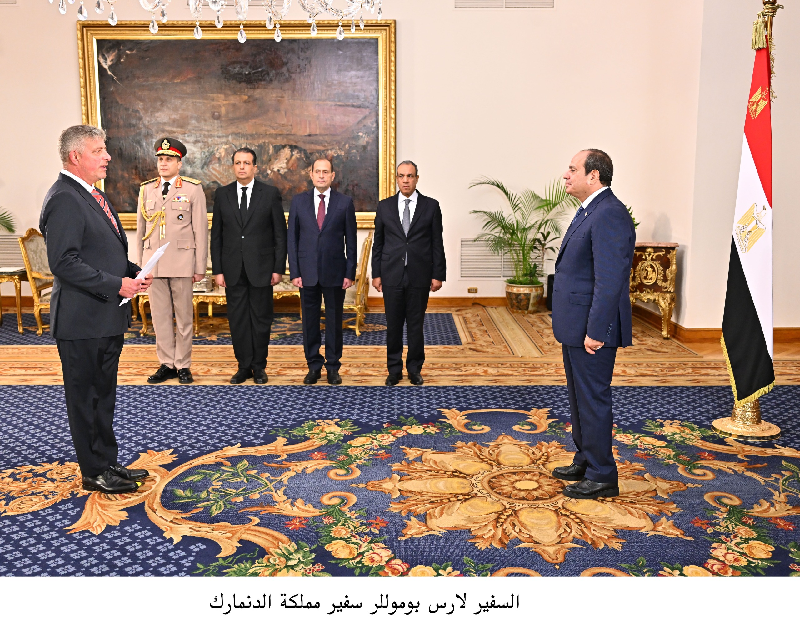 الرئيس السيسى يتسلم أوراق اعتماد 23 سفيرا  (9)