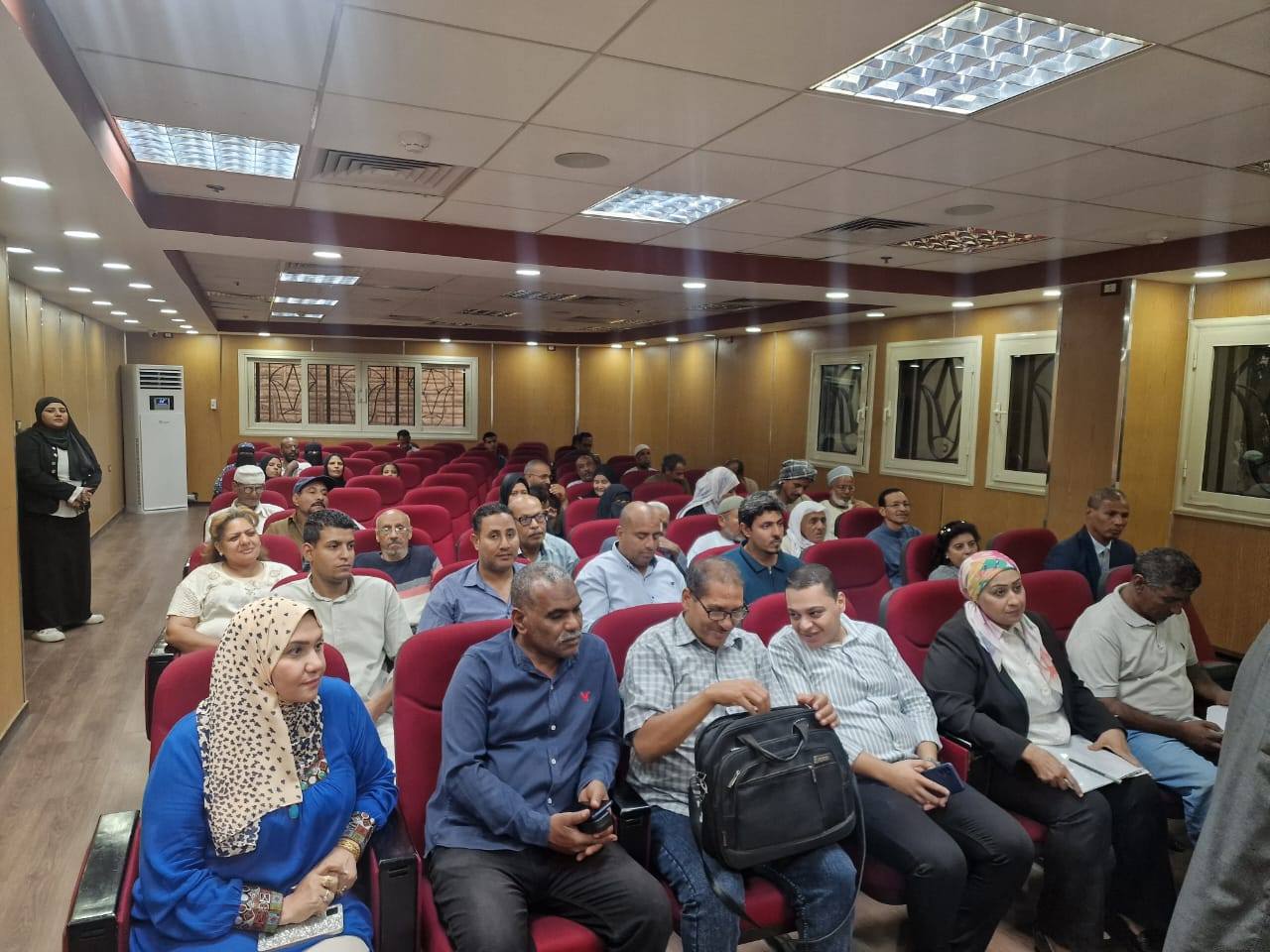 حضور فعاليات لقاء اليوم المفتوح الأسبوعى بالأقصر