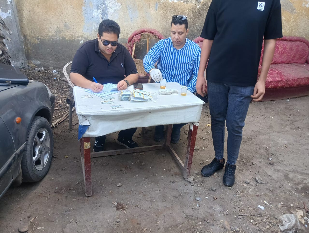 حملة مشتركة للكشف عن تعاطي المواد المخدرة حملة مشتركة للكشف عن تعاطي المواد المخدرة