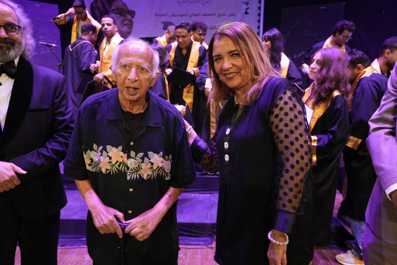 رئيس أكاديمية الفنون تشهد حفل تخرج طلاب المعهد العالي للموسيقى العربية الدفعة الـ53 (6)