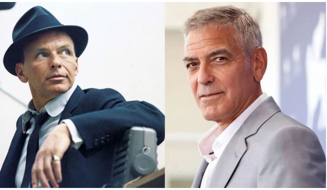 جورج كلوني و فرانك سيناترا