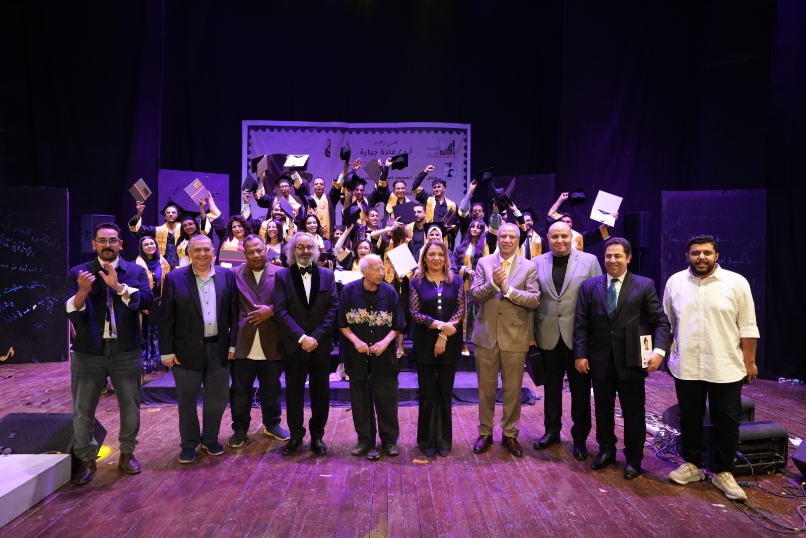 رئيس أكاديمية الفنون تشهد حفل تخرج طلاب المعهد العالي للموسيقى العربية الدفعة الـ53 (7)