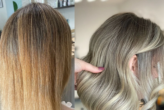 صبغ الشعر بعناية