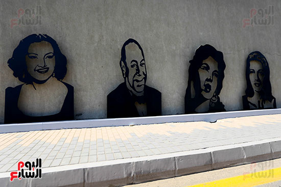 تجميل الطرق الرئيسية المؤدية للمتحف المصري الكبير