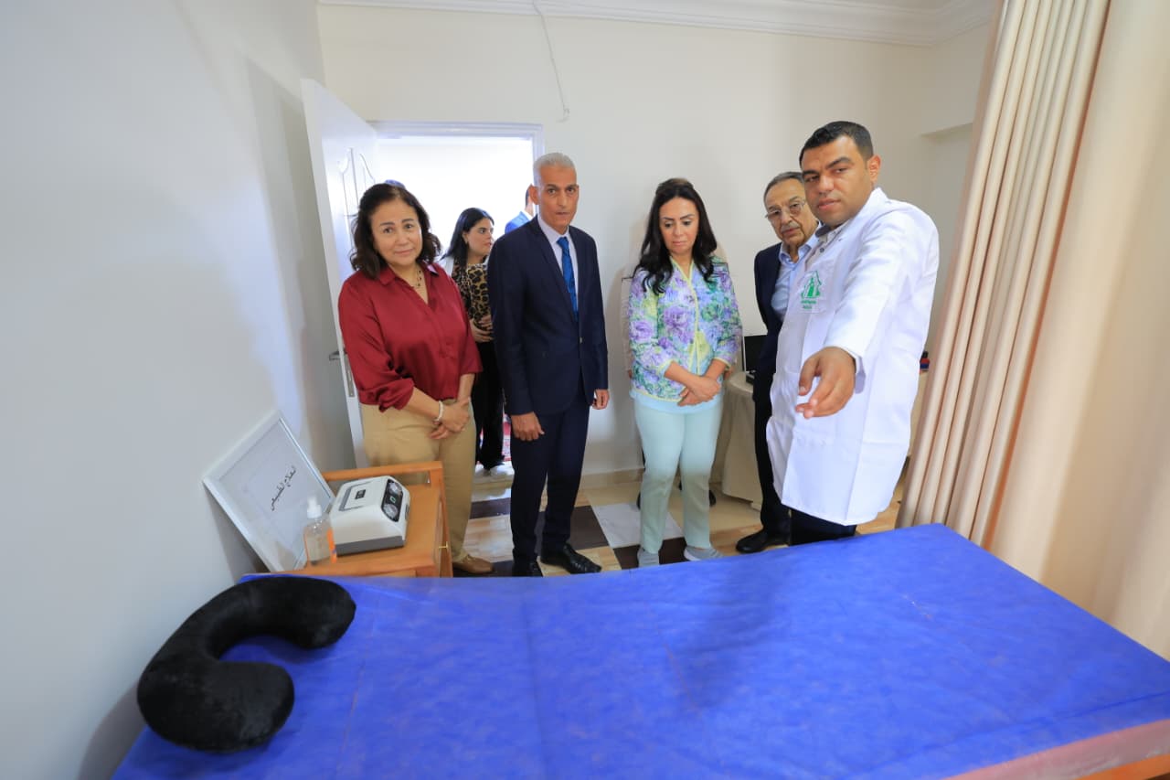 وزيرة التضامن خلال الافتتاح