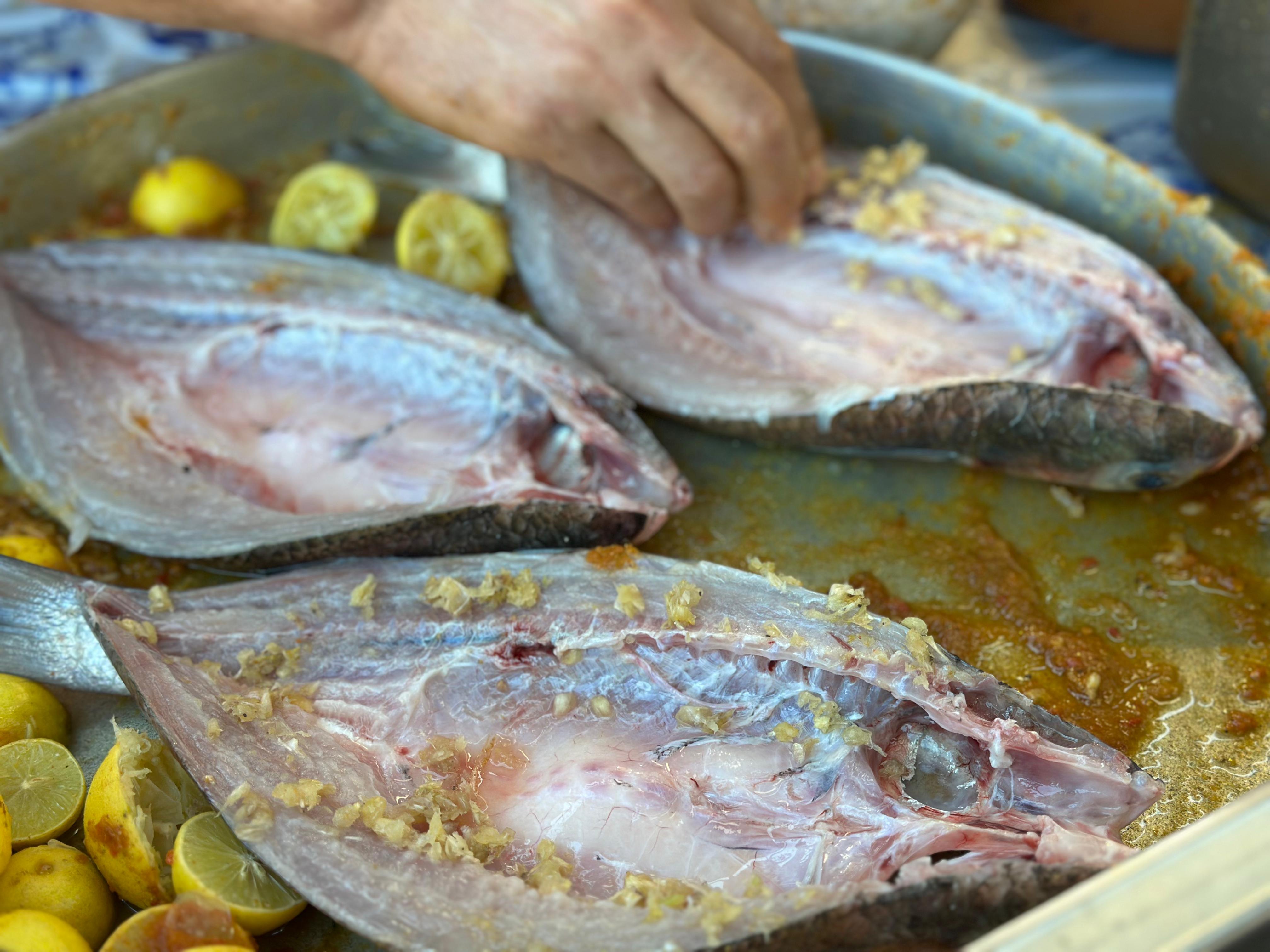 تحضير السمك