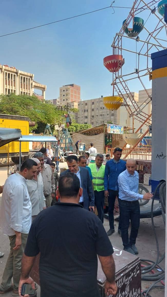 متابعة تأمين الكهرباء ومتابعة المحولات