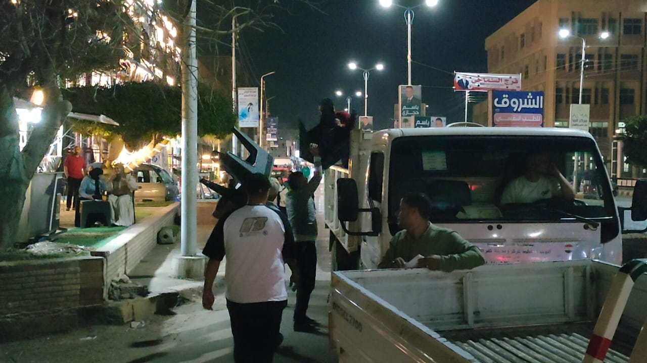 جانب من الحملة الليلية