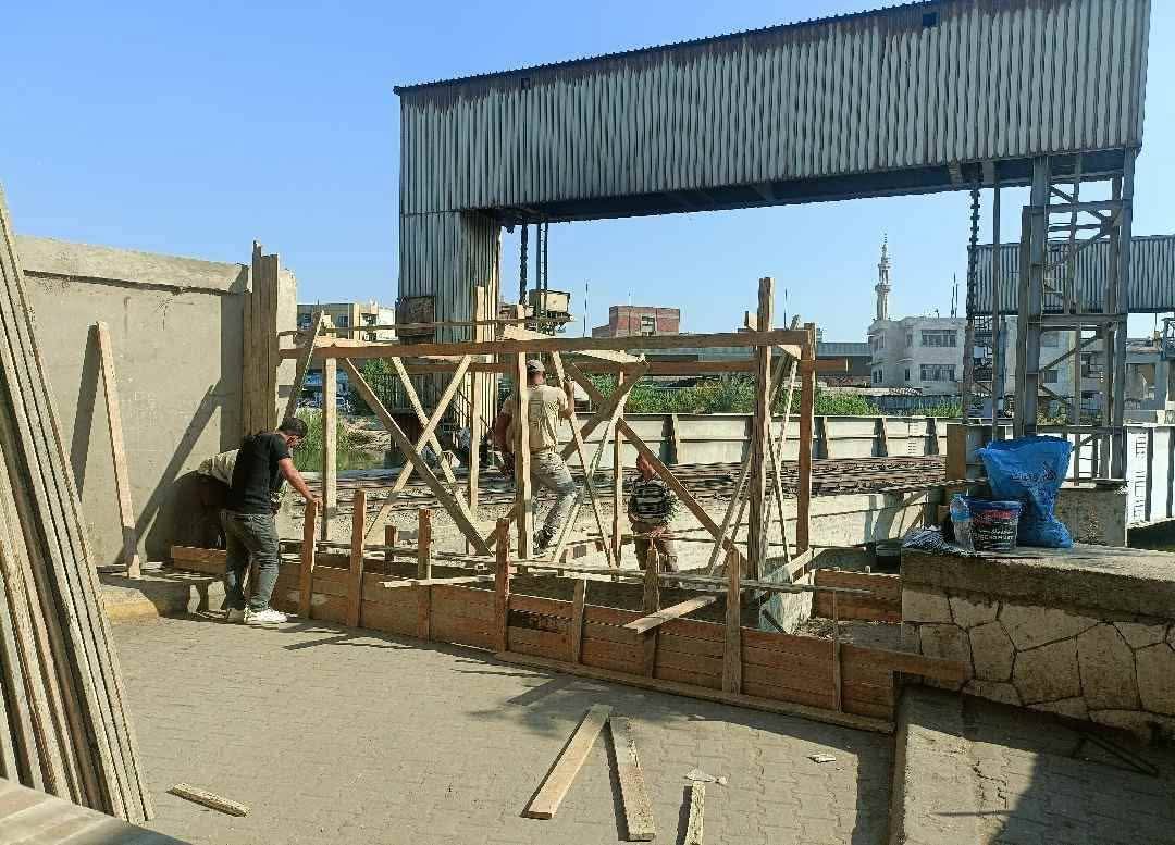 بدء أعمال الغلق للفتحة الغير شرعية