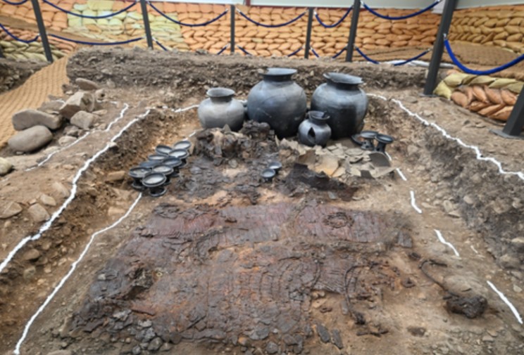 المقبرة المكتشفة حديثا فى جيونج سانج