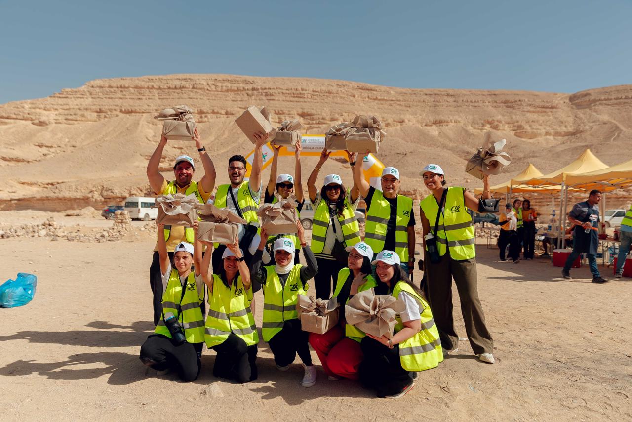 حملة نظافة موسعة داخل محمية وادي دجلة