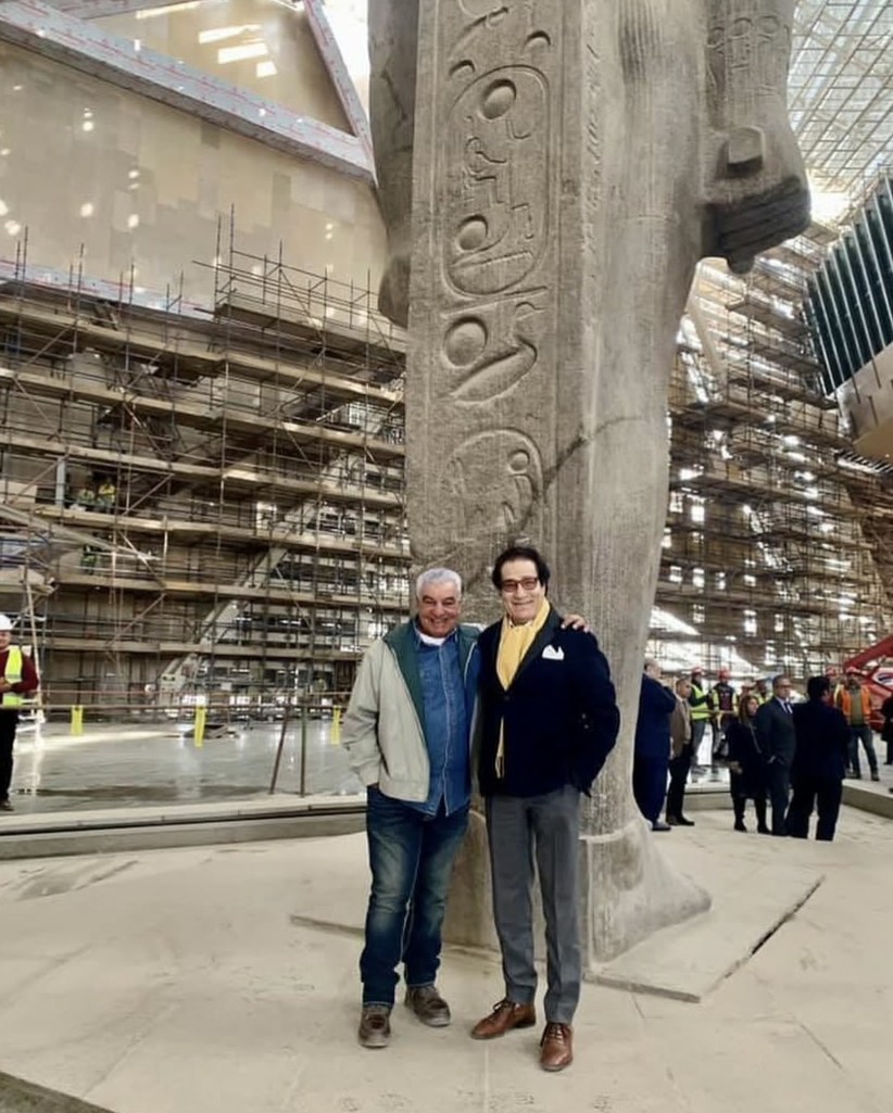 فاروق حسني وزاهي حواس فاروق حسني وزاهي حواس