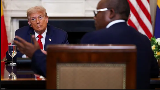 ترامب يلتقي قادة 5 دول أفريقية في البيت الأبيض ترامب يلتقي قادة 5 دول أفريقية في البيت الأبيض