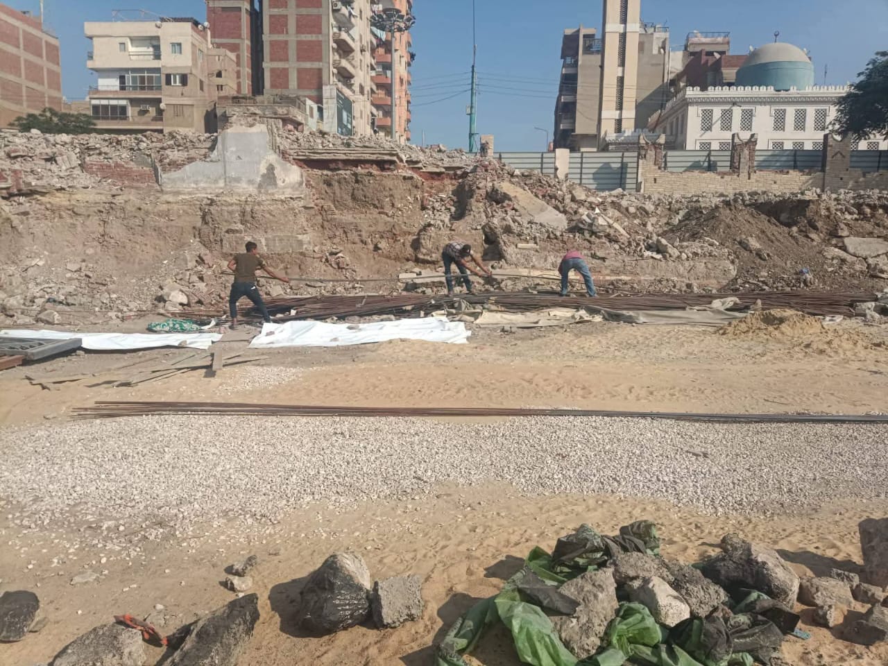 وضع الخرسانة