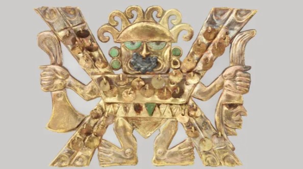 حلية أنف مذهبة