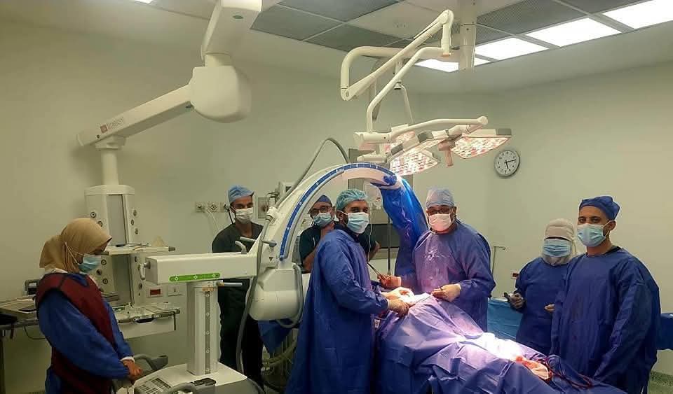 فريق عمل أحد مستشفيات المنيا فريق عمل أحد مستشفيات المنيا