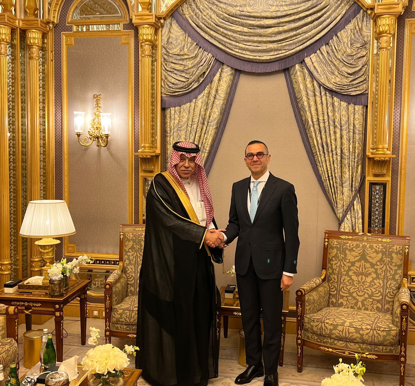 وزير الاستثمار يلتقى الجانب السعودى وزير الاستثمار يلتقى الجانب السعودى