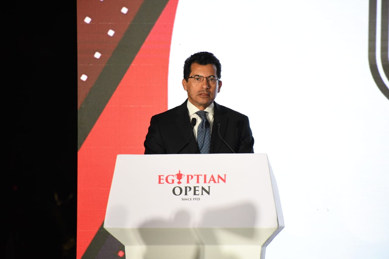 وزير الرياضة فى انطلاق بطولة مصر المفتوحة للجولف 2025