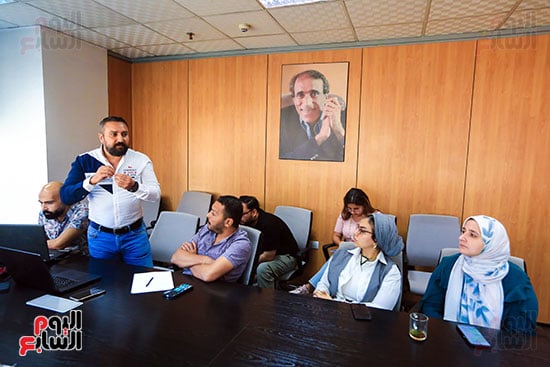 جلسات ورشة تدريب المحررين على استخدام الذكاء الاصطناعي (11)