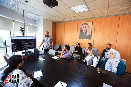 جلسات ورشة تدريب المحررين على استخدام الذكاء الاصطناعي (1)