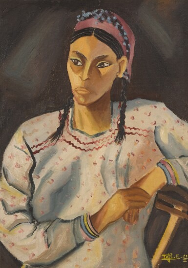 لوحة لإنجي أفلاطون لوحة لإنجي أفلاطون