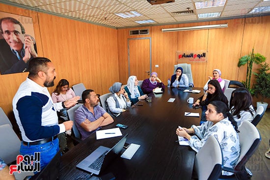 جلسات ورشة تدريب المحررين على استخدام الذكاء الاصطناعي (13)