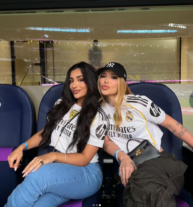 فيرجينيا تشجع ريال مدريد