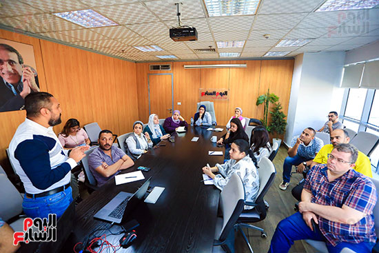 جلسات ورشة تدريب المحررين على استخدام الذكاء الاصطناعي (14)