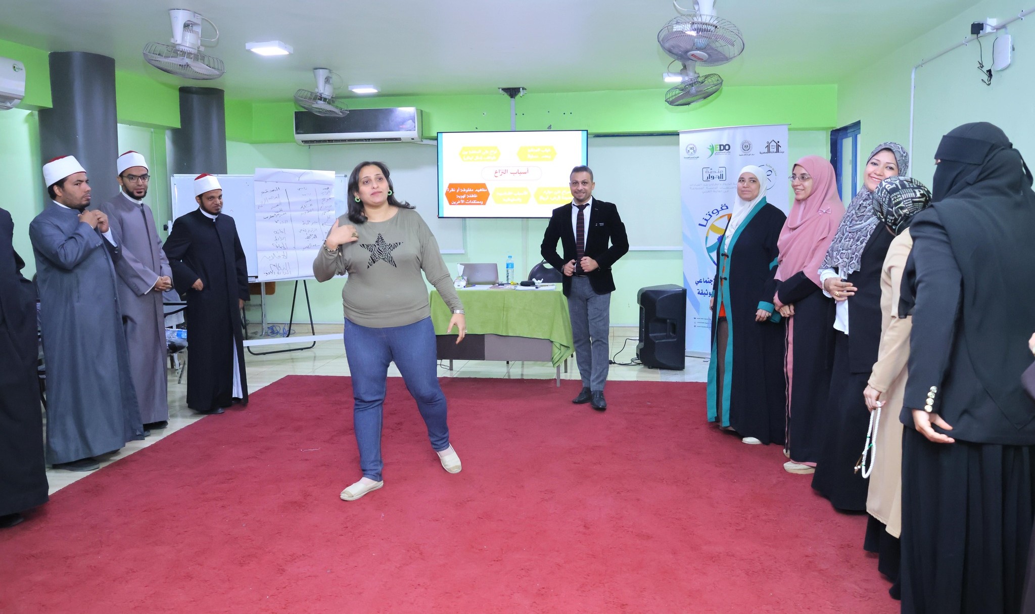 جانب من التدريب