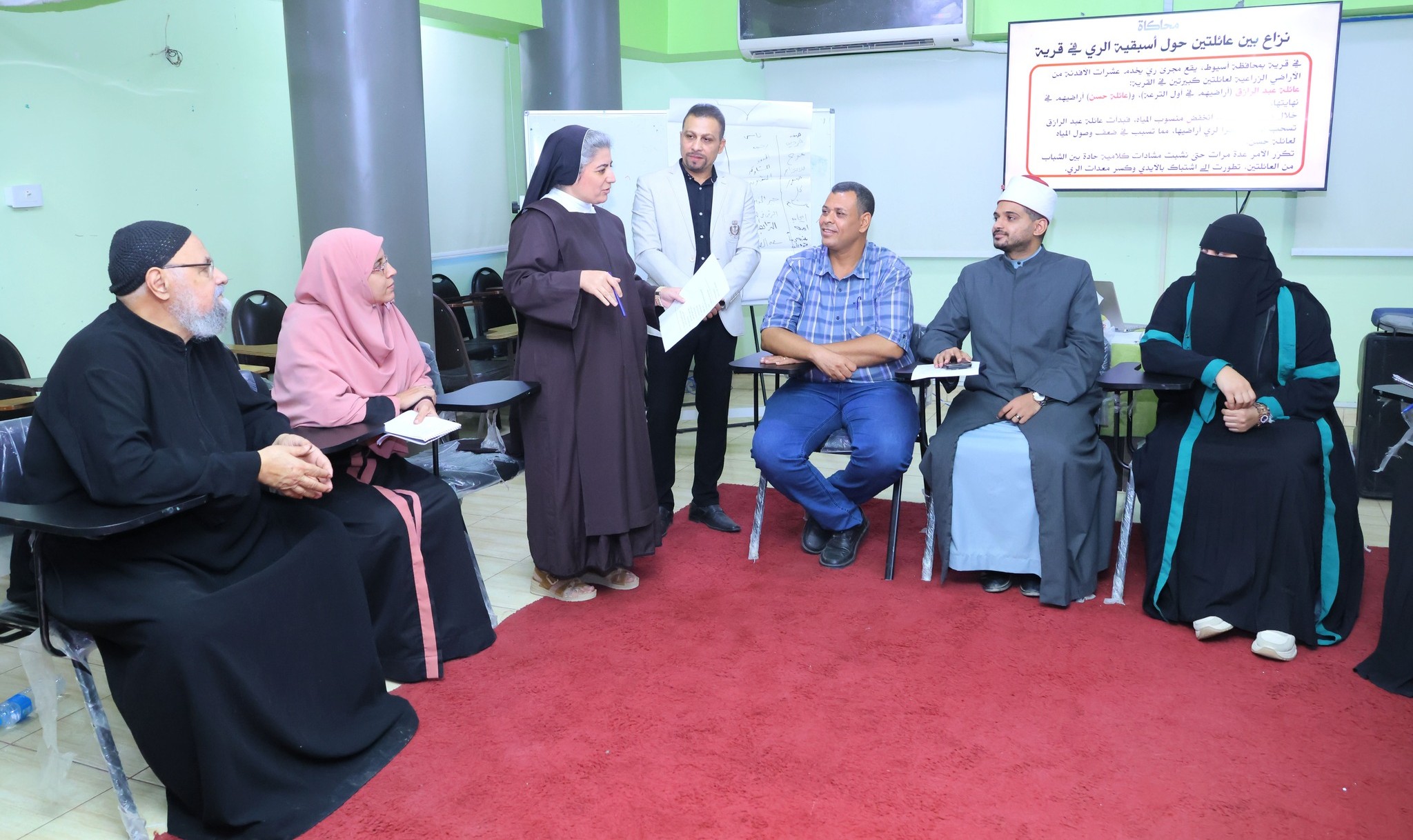 جانب من التدريب