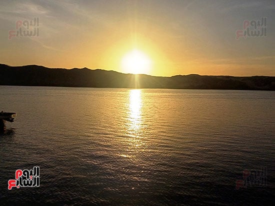 الغروب-على-الجزيرة