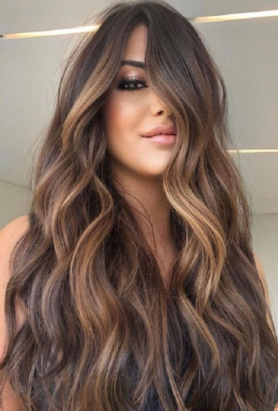 الشعر منسدل