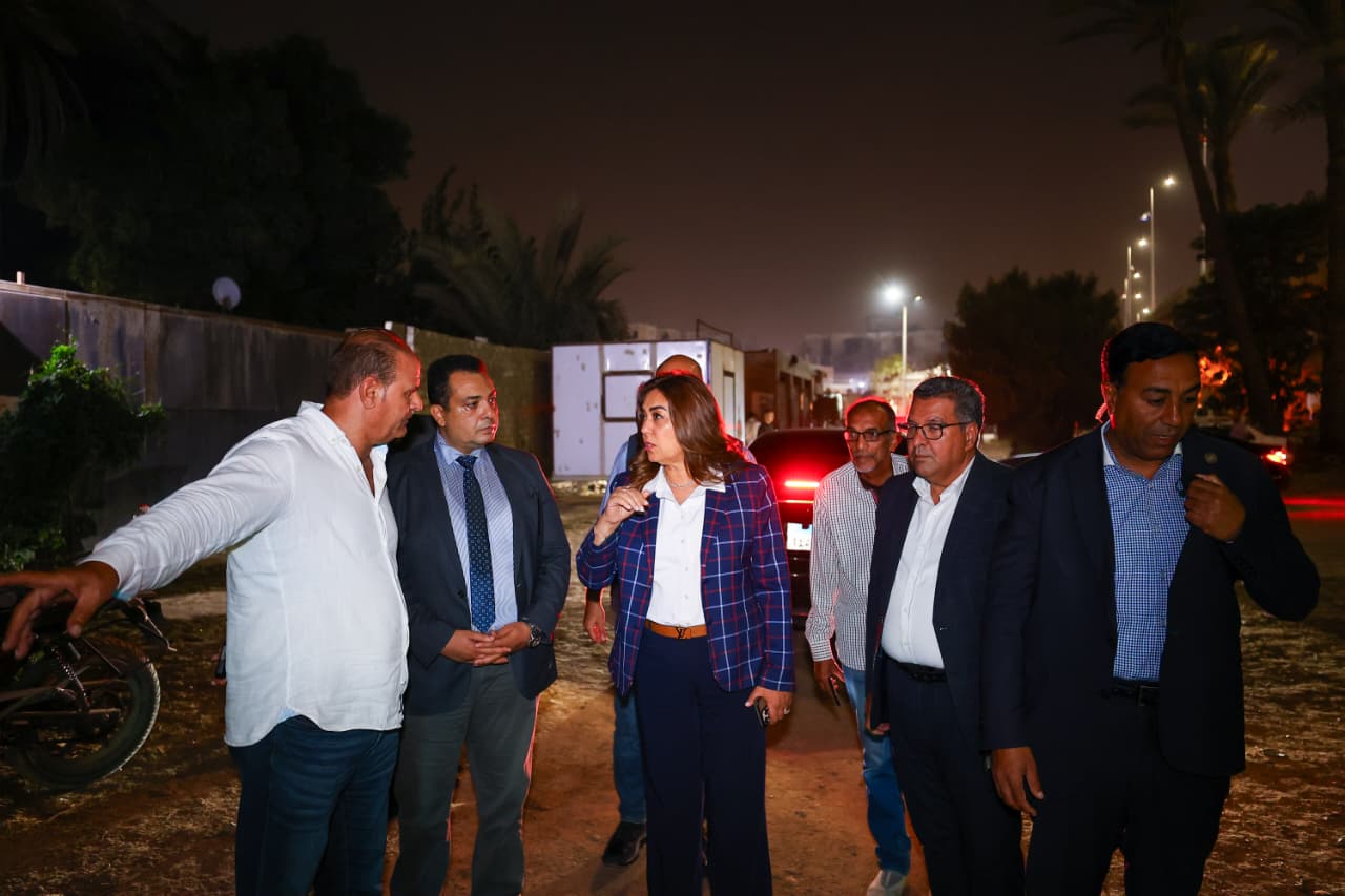 وزيرة التنمية المحلية بموقع المتحف المصرى وزيرة التنمية المحلية بموقع المتحف المصرى