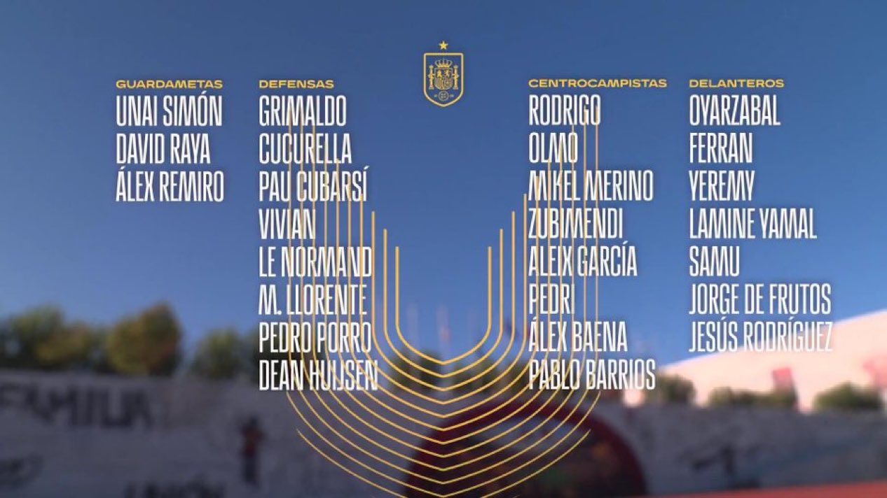 قائمة اسبانيا