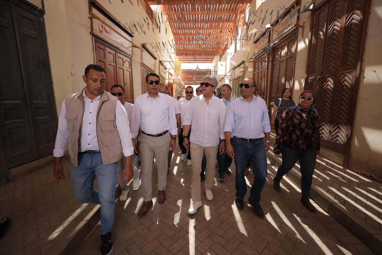 زيارة وزير الآثار لوكالة الجداوي