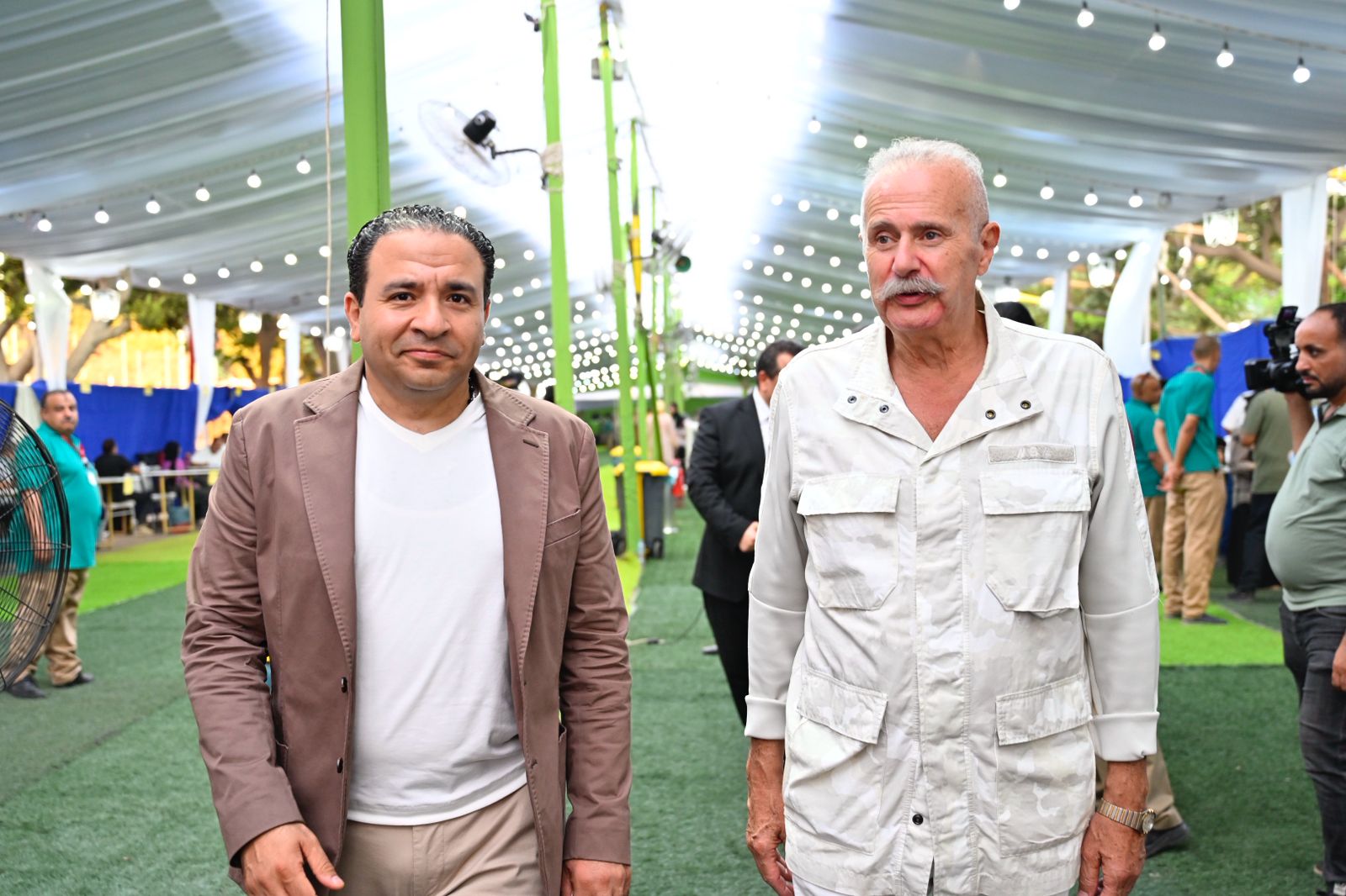 المستشار خالد زين مع محمد غباشي