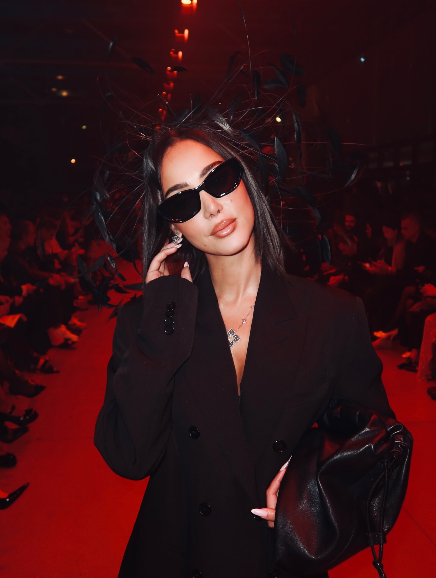 بسمة بوسيل باطلالة جذابة