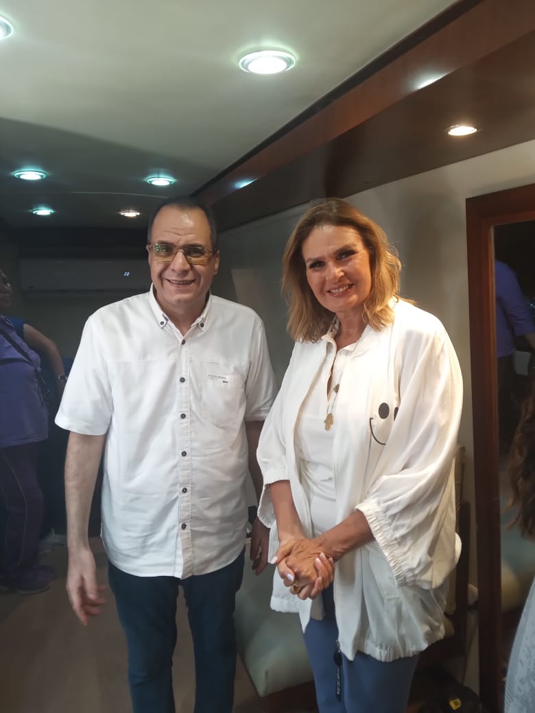 مصطفى بدوى ويسرا