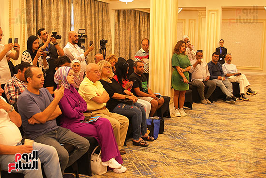 مهرجان الإسكندرية يكرم سامح حسين والمؤلف عبد الرحمن محمد بندوة استنساخ (3)