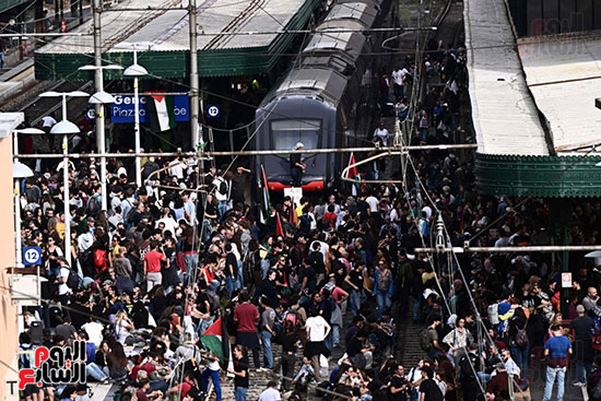 مشاهد لاعتصام النشطاء والمشاركين في المظاهرات والإضراب مشاهد لاعتصام النشطاء والمشاركين في المظاهرات والإضراب