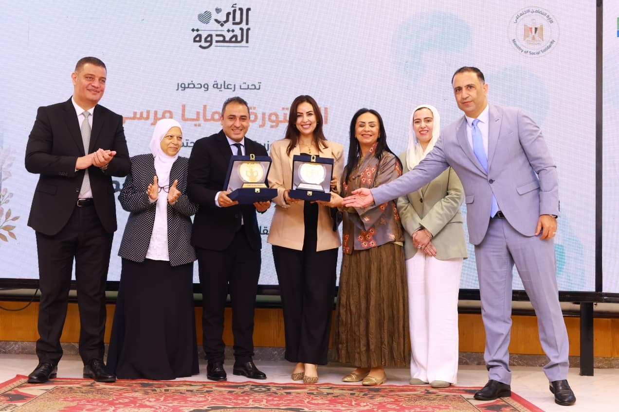 جانب من احتفالية وزارة التضامن الاب القدوة