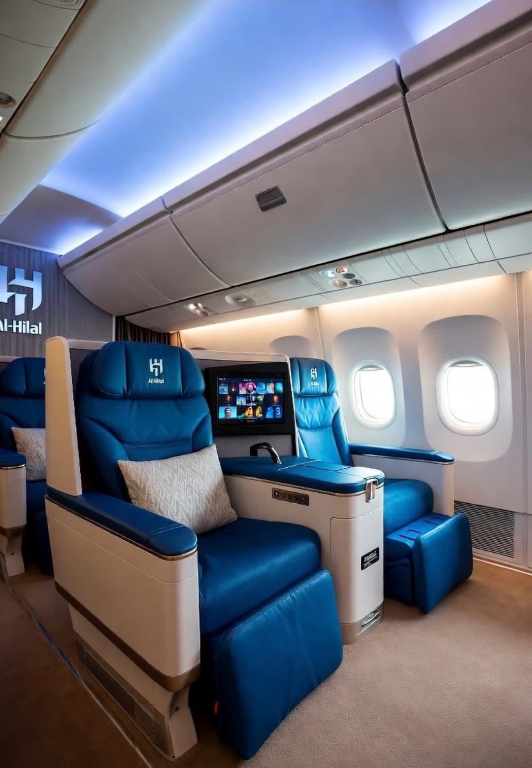 فخامة طائرة الهلال