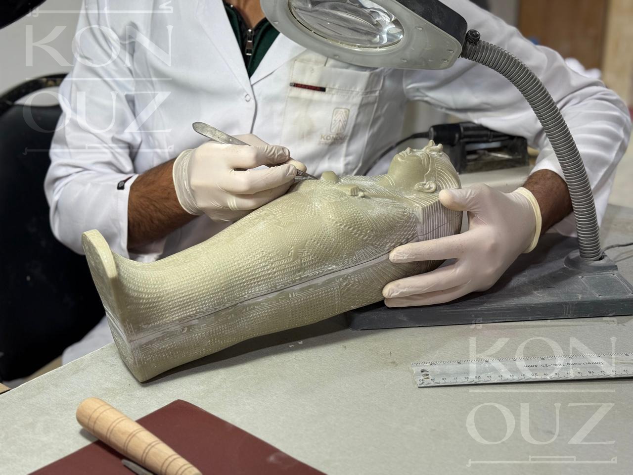 تصميم الدعوات الخاصة باحتفالية المتحف المصرى الكبير (3)