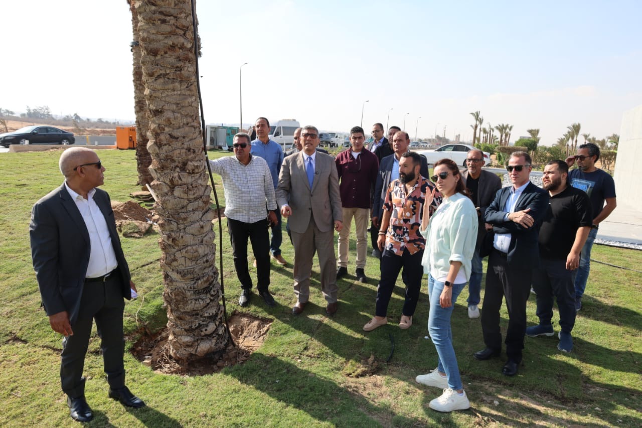 تواجد محافظ الجيزة