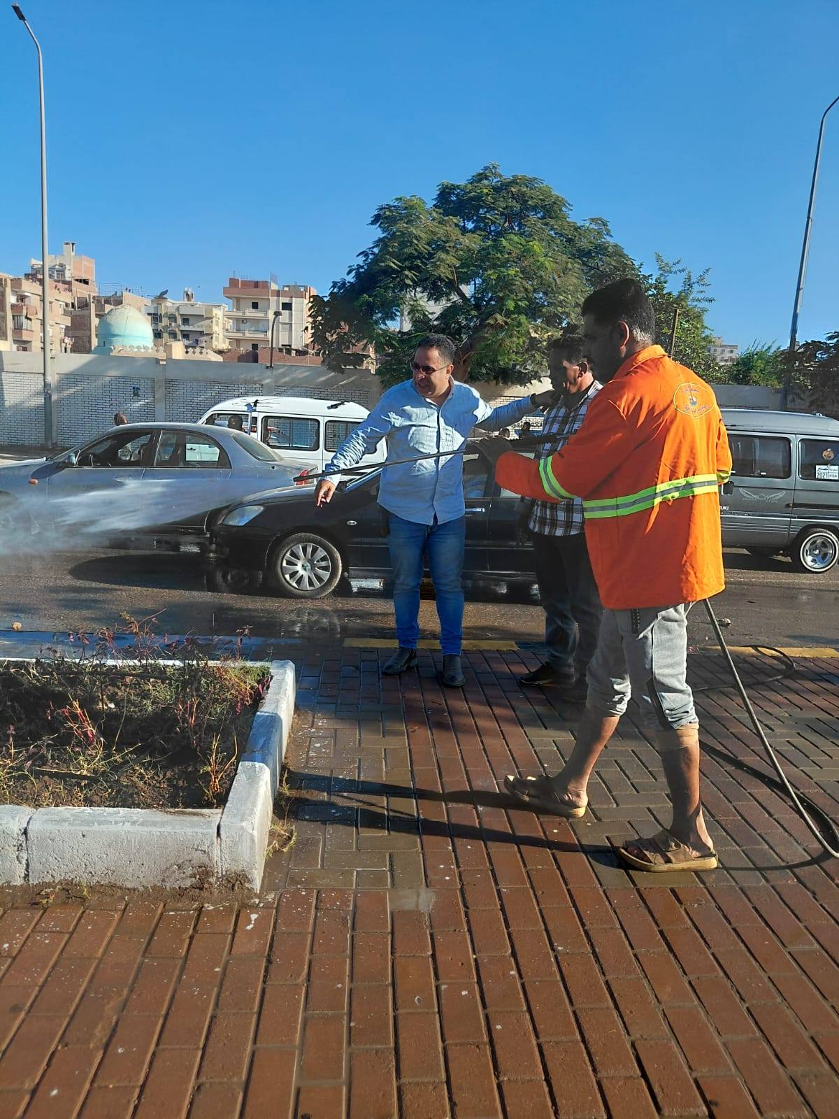 تنظيف الشوارع