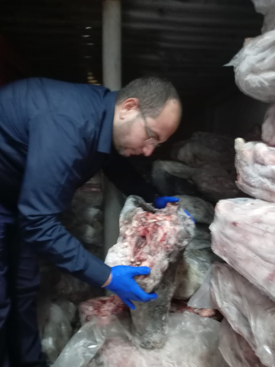 جانب من المضبوطات بالحملة