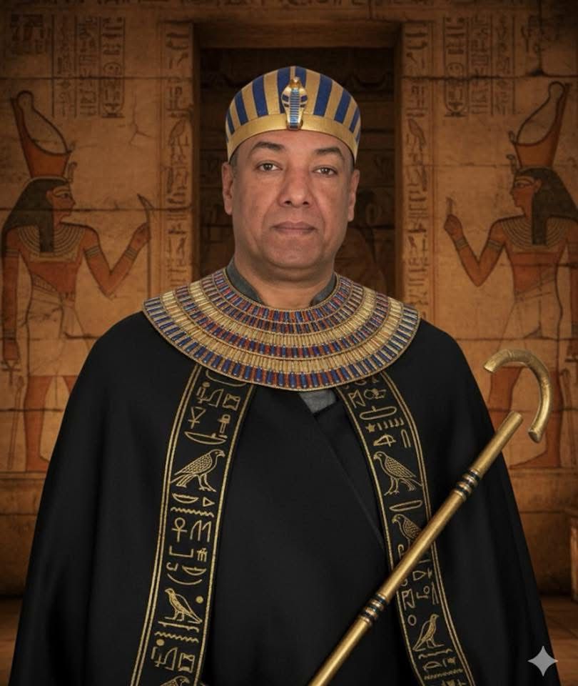 الزى الفرعونى للفنان هشام الجخ
